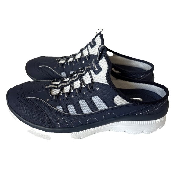 Sketchers backless Air-cooled Memory Foam athletic shoes navy blue size 7 - Picture 2 of 10